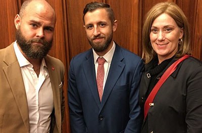 Carmel Smyth, Tom Henheffer, Ben Makuch