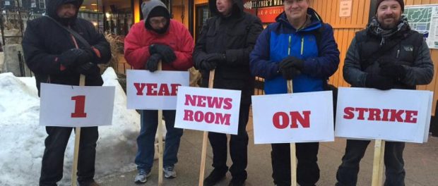 HTU pickets mark one year