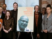 Group photo at first Arnold Amber Memorial Lecture