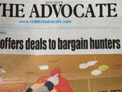 Red Deer Advocate front page