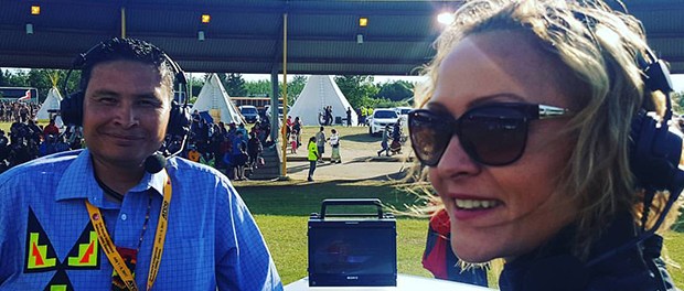 Melissa Ridgen covering World Indigenous Games